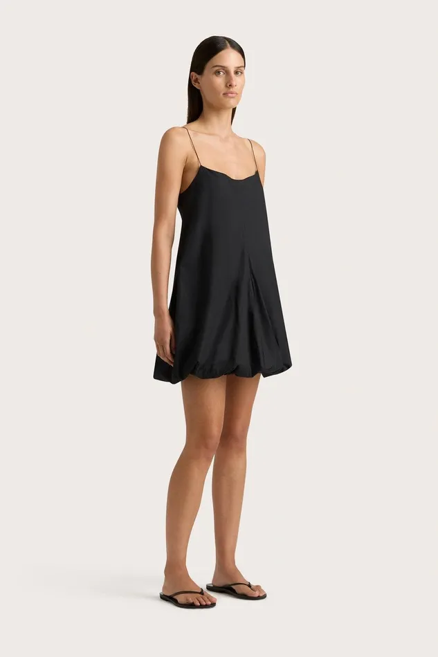 Women Anais Mini Dress Black Faithfull The Brand Dresses Women Anais Mini Dress Black Faithfull The Brand Dresses