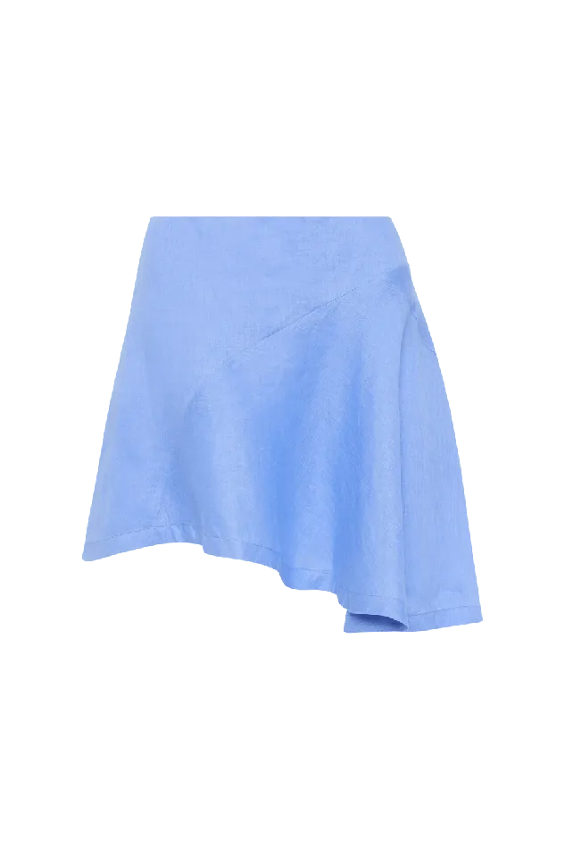 Women Antibes Mini Skirt Mid Blue Faithfull The Brand Skirts and Shorts Women Antibes Mini Skirt Mid Blue Faithfull The Brand Skirts and Shorts