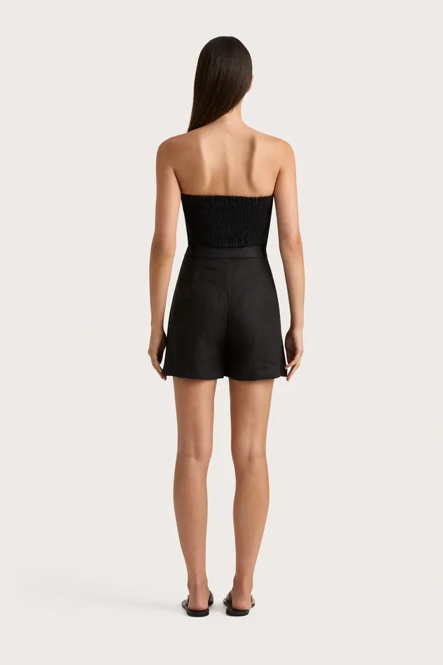 Women Antibes Strapless Top Black Faithfull The Brand Tops Women Antibes Strapless Top Black Faithfull The Brand Tops