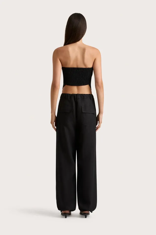 Women Antibes Strapless Top Black Faithfull The Brand Tops Women Antibes Strapless Top Black Faithfull The Brand Tops
