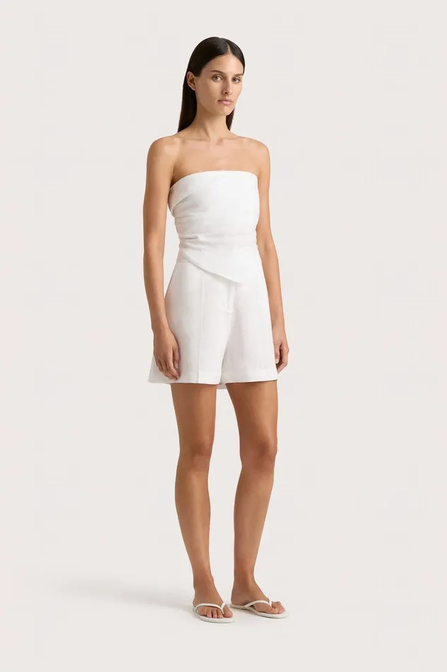 Women Antibes Strapless Top White Faithfull The Brand Tops Women Antibes Strapless Top White Faithfull The Brand Tops