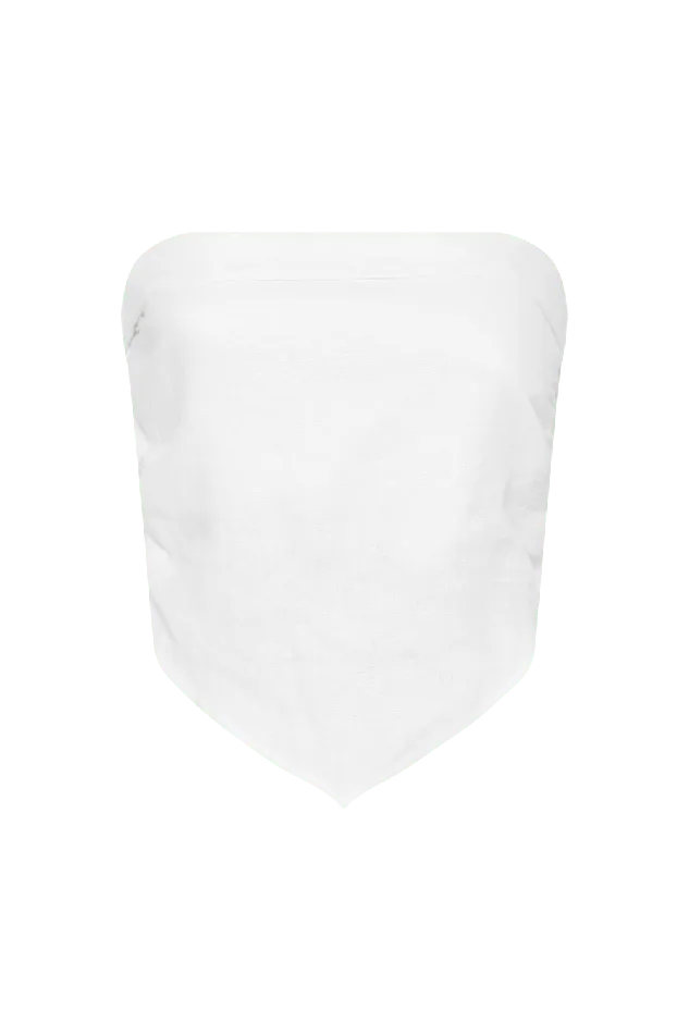 Women Antibes Strapless Top White Faithfull The Brand Tops Women Antibes Strapless Top White Faithfull The Brand Tops