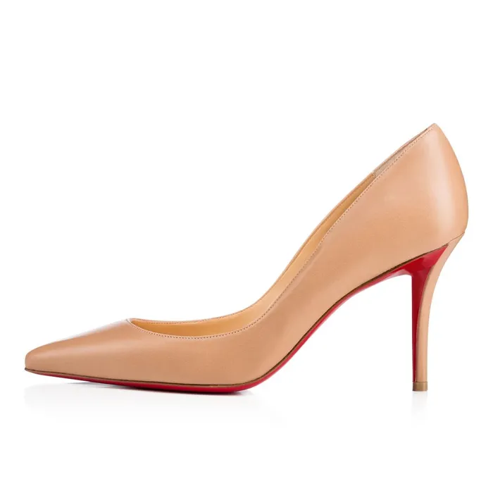 Women Apostrophy Pump 85 Mm Pumps 8211 Nappa Leather 8211 Nude Nude Christian Louboutin Pumps