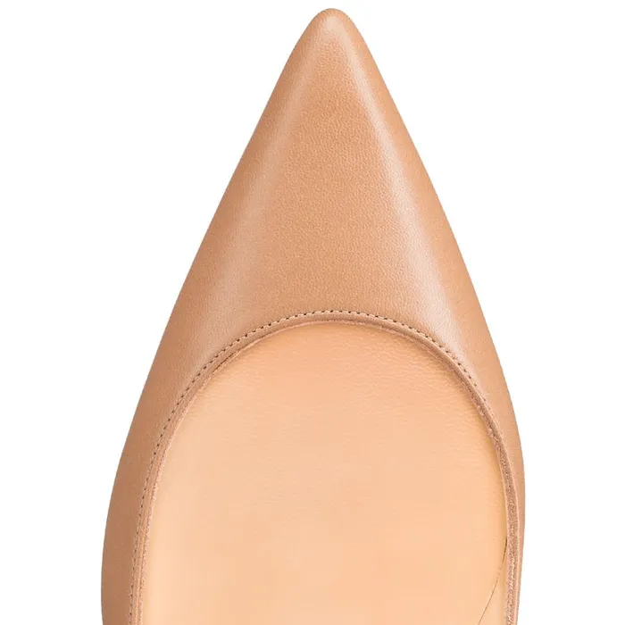 Women Apostrophy Pump 85 Mm Pumps 8211 Nappa Leather 8211 Nude Nude Christian Louboutin Pumps