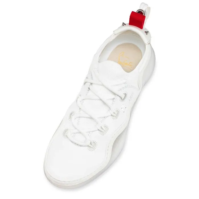 Women Arpoador Woman Sneakers 8211 Nappa Leather And Mesh 8211 Bianco White Christian Louboutin Sneakers