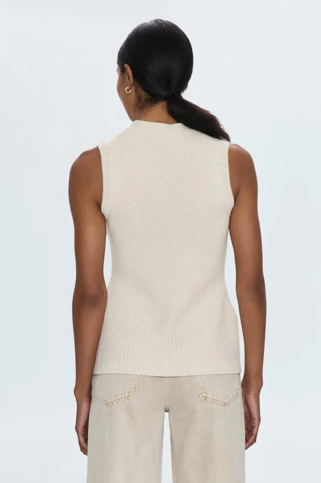 Women Audra Vest 8211 Dove Pistola Denim Sweaters and Knits