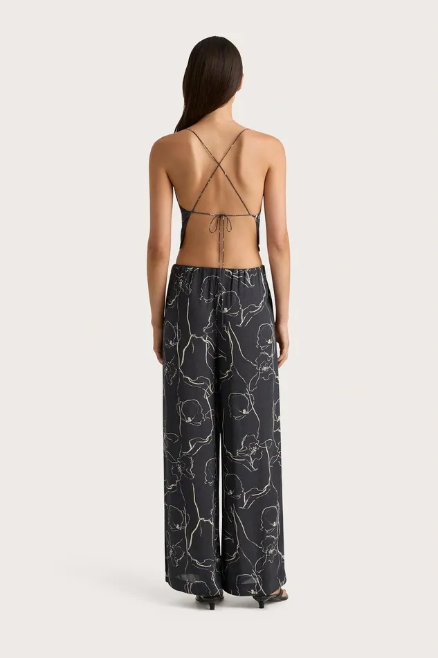 Women Aurelie Pant Calla Charred Navy Faithfull The Brand Pants