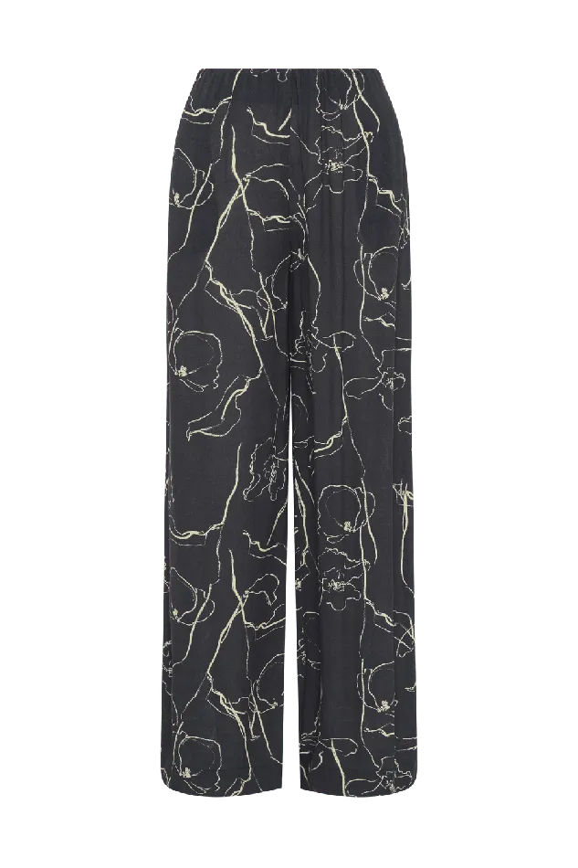 Women Aurelie Pant Calla Charred Navy Faithfull The Brand Pants