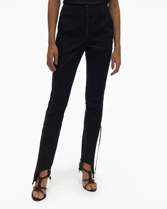 Women Aviator Pant Black Helmut Lang Pants