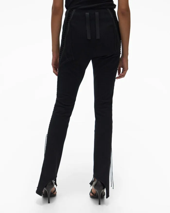 Women Aviator Pant Black Helmut Lang Pants