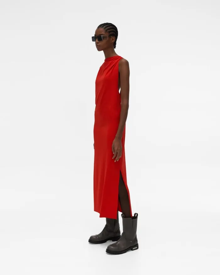 Women Back Twist Dress Helium Pink Helmut Lang Dresses