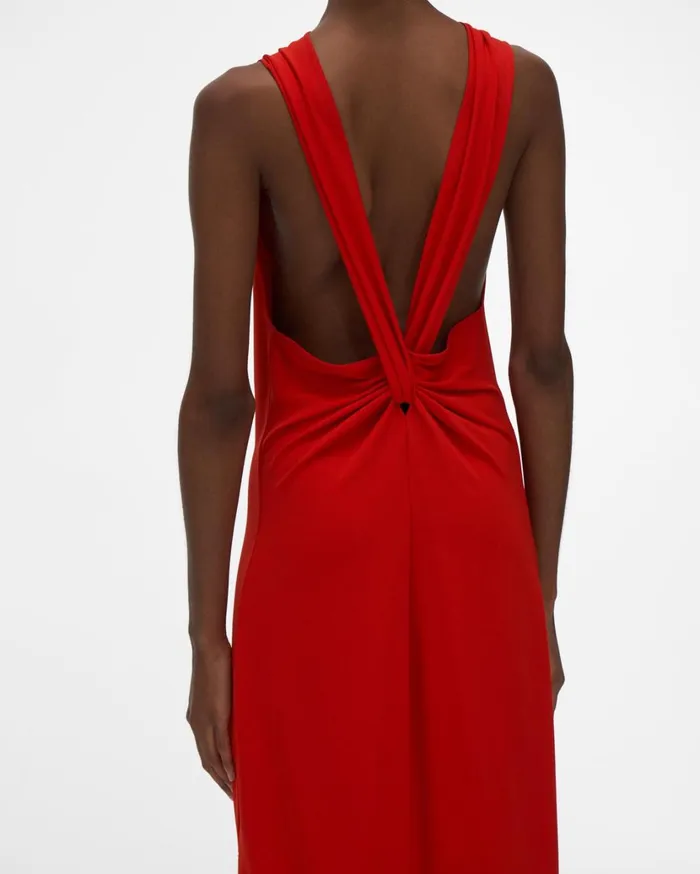 Women Back Twist Dress Helium Pink Helmut Lang Dresses