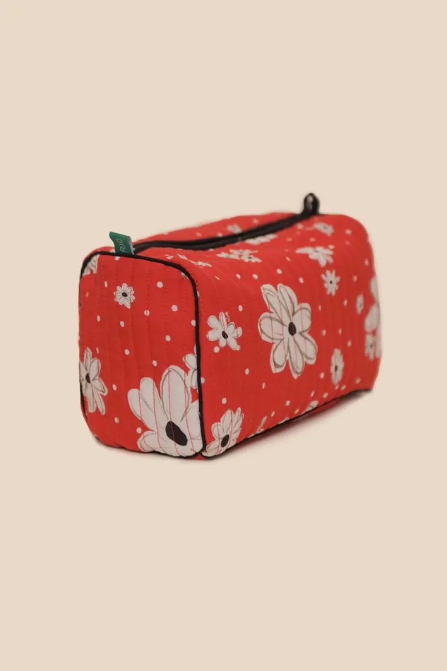 Women Bags RIXO Jaipur Red Polka Dot Daisy