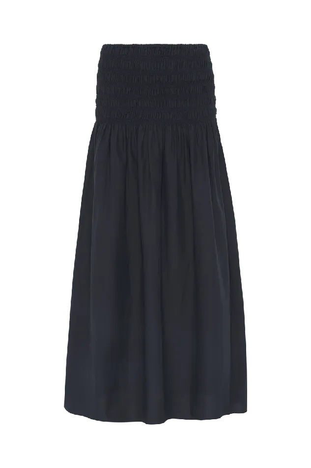 Women Baia Midi Skirt Black Faithfull The Brand Skirts and Shorts Women Baia Midi Skirt Black Faithfull The Brand Skirts and Shorts