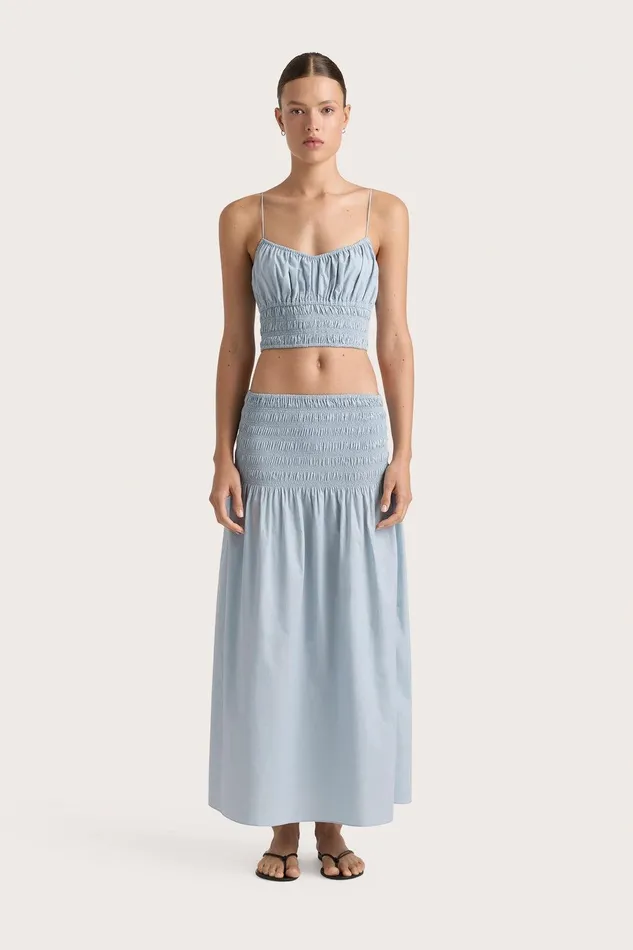 Women Baia Skirt Sky Blue Faithfull The Brand Skirts and Shorts