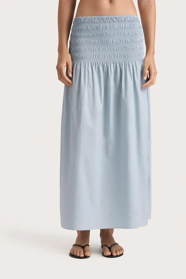 Women Baia Skirt Sky Blue Faithfull The Brand Skirts and Shorts Women Baia Skirt Sky Blue Faithfull The Brand Skirts and Shorts