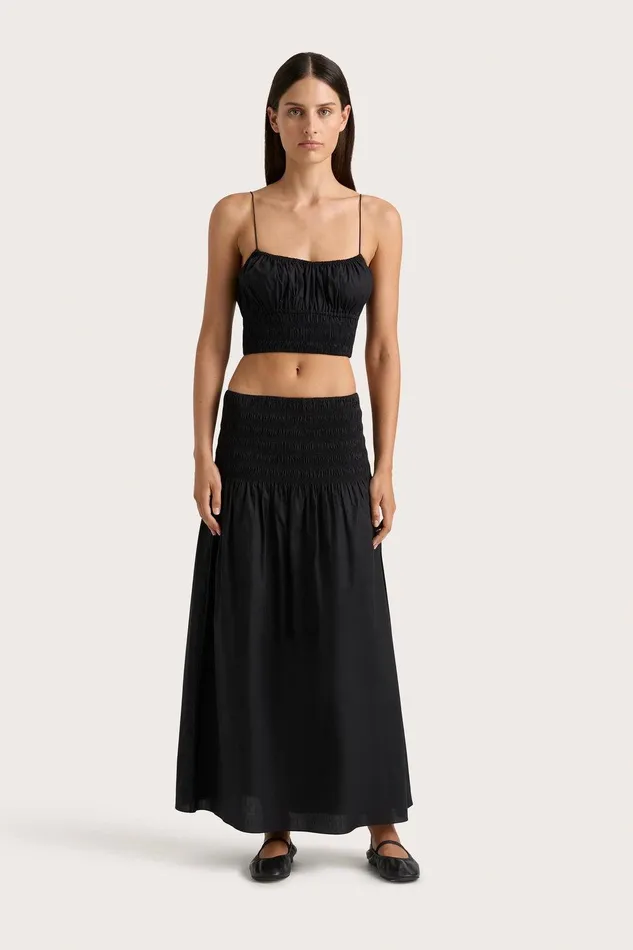 Women Baia Top Black Faithfull The Brand Tops