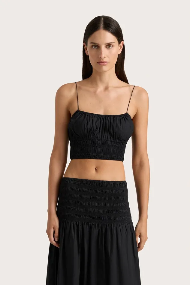 Women Baia Top Black Faithfull The Brand Tops Women Baia Top Black Faithfull The Brand Tops