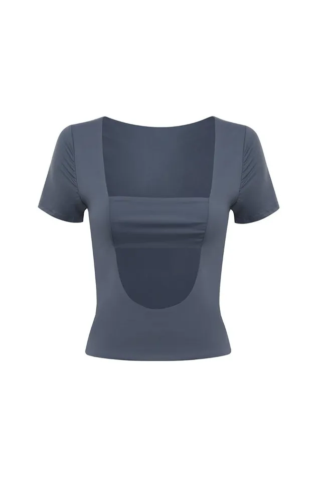 Women Basic Runaway The Label ELLIOT TOP Steel