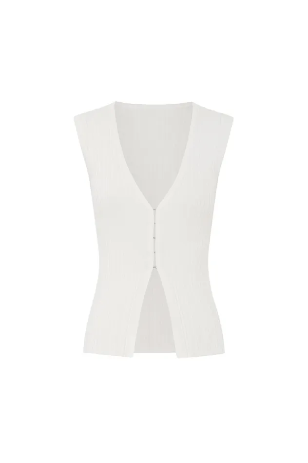 Women Basic Runaway The Label HAYES TOP White