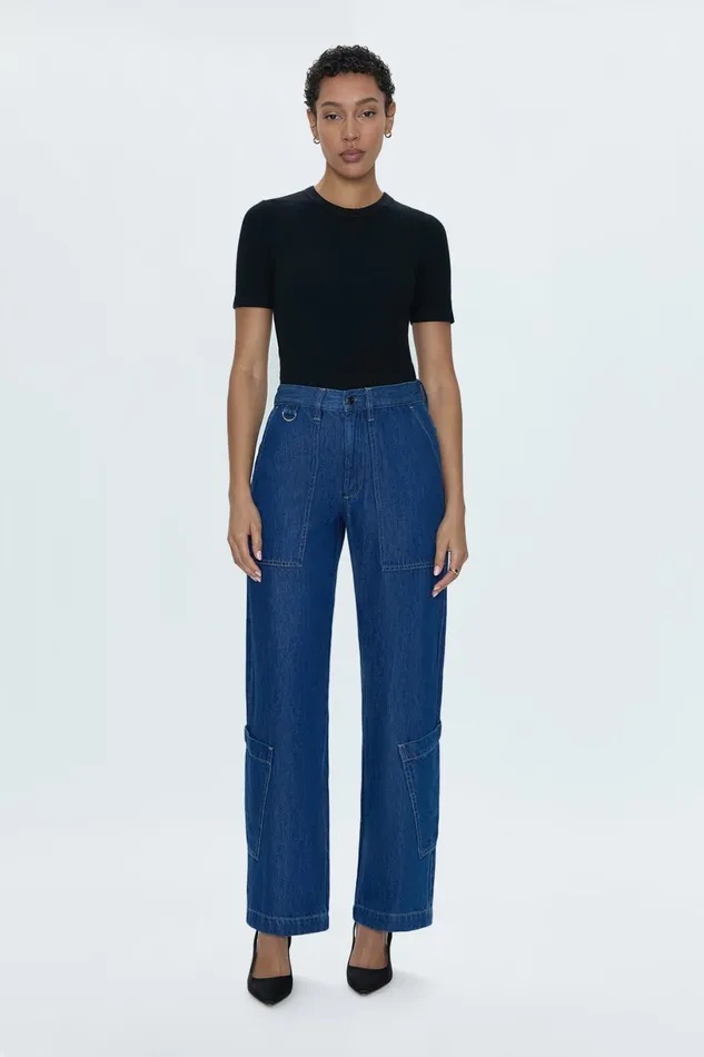 Women Benton Cargo Denim Jean 8211 Bryant Pistola Denim Denim
