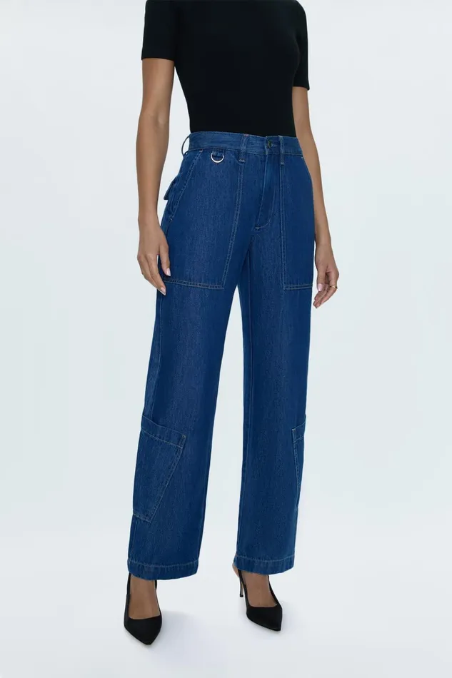 Women Benton Cargo Denim Jean 8211 Bryant Pistola Denim Denim