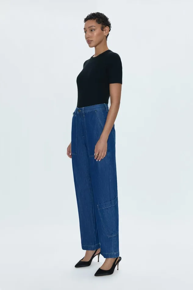 Women Benton Cargo Denim Jean 8211 Bryant Pistola Denim Denim