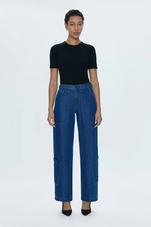 Women Benton Cargo Denim Jean 8211 Bryant Pistola Denim Denim