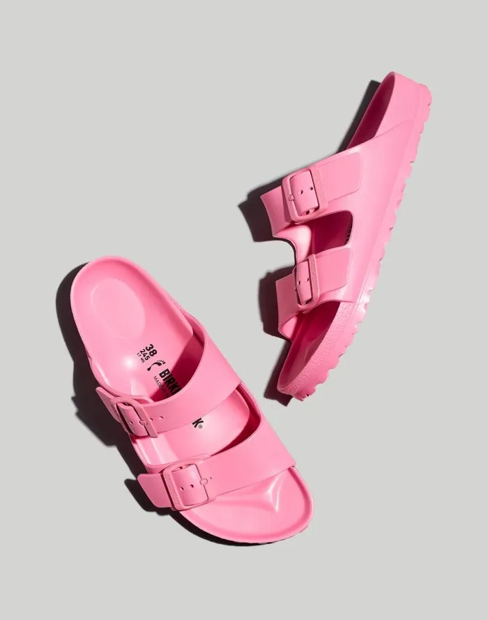 Women Birkenstock Arizona EVA Sandals Fondant Pink Madewell Sandals