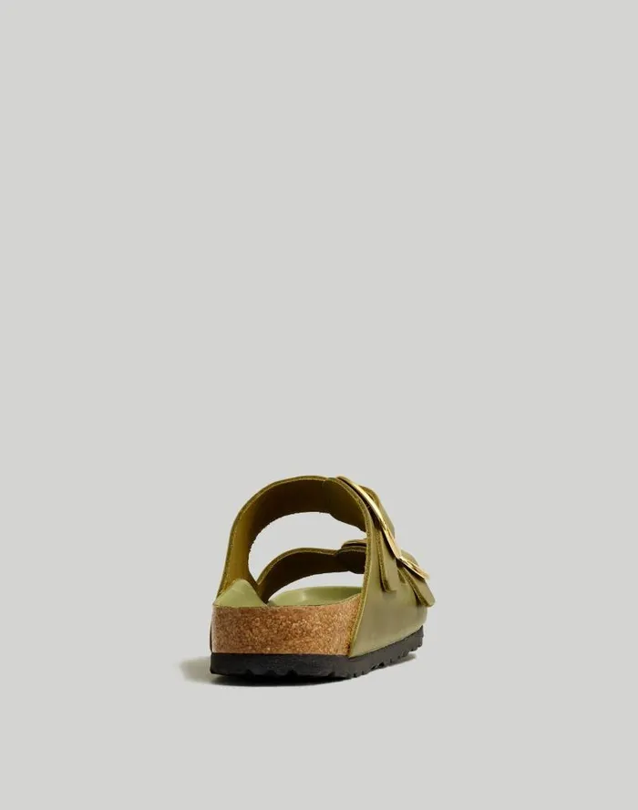 Women Birkenstock Big Buckle Arizona Sandals Green Olive Madewell Sandals