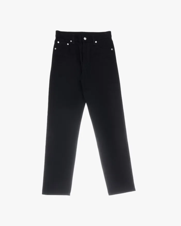 Women Black Straight Jean Black Helmut Lang Pants