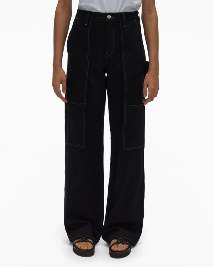 Women Black Utility Jean Black Helmut Lang Pants