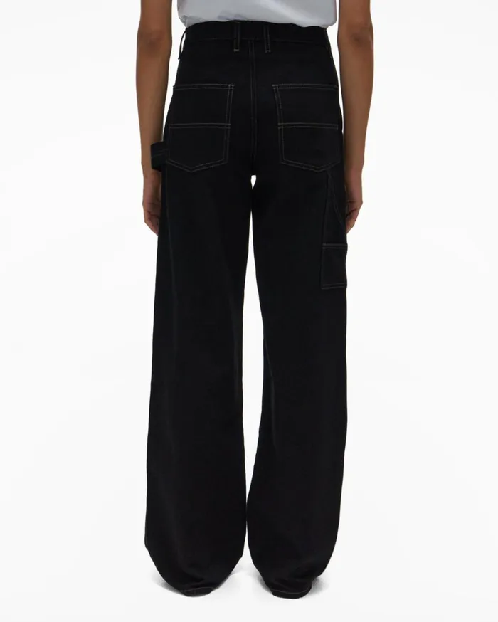 Women Black Utility Jean Black Helmut Lang Pants