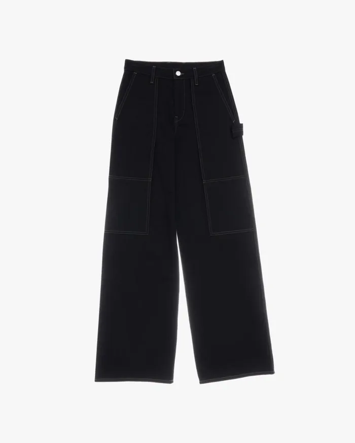 Women Black Utility Jean Black Helmut Lang Pants