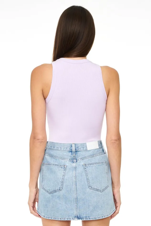 Women Blake Crewneck Bodysuit 8211 Taro Pistola Denim Tops