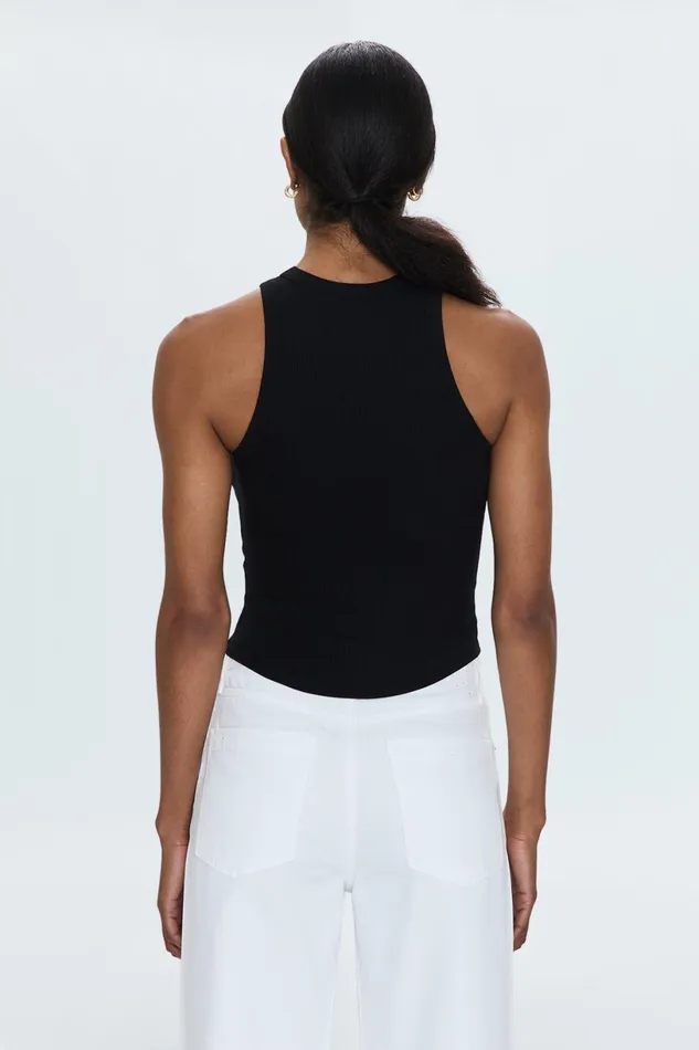 Women Blake Tank 8211 Noir Pistola Denim Tees and Tanks