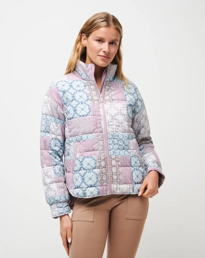Women BOLD AND BLOOM JACKET Mauve Shadows Multi TravisMathew Jackets