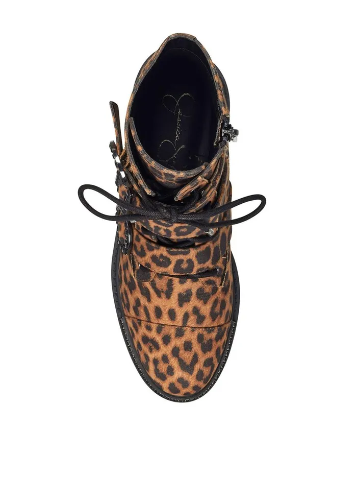 Women Boots and Booties Jessica Simpson Kirlah Boot In Leopard Natural Leopard