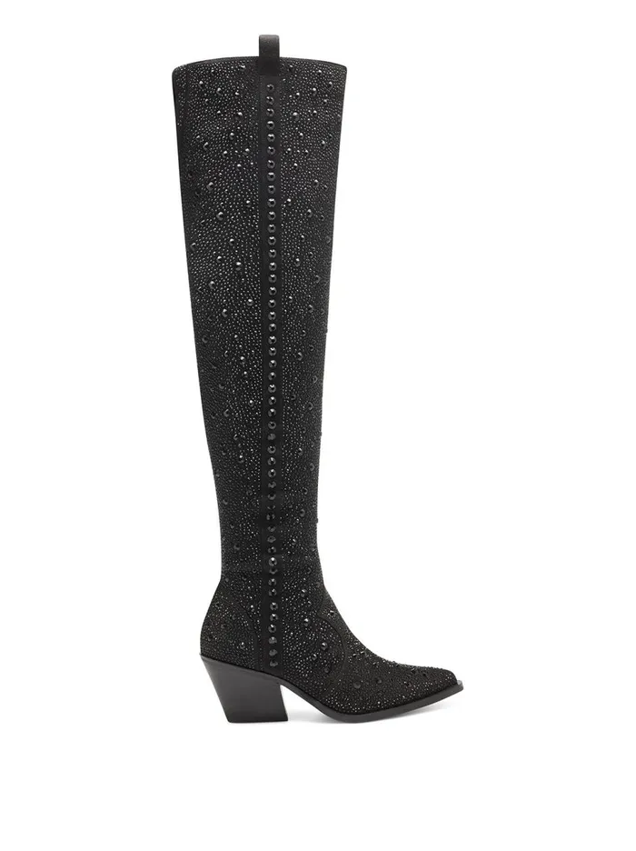 Women Boots and Booties Jessica Simpson Zeana Boot In Embellished Black Embellished Black Women Boots and Booties Jessica Simpson Zeana Boot In Embellished Black Embellished Black
