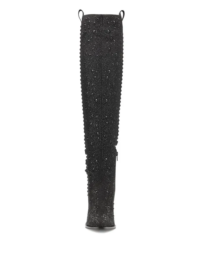 Women Boots and Booties Jessica Simpson Zeana Boot In Embellished Black Embellished Black