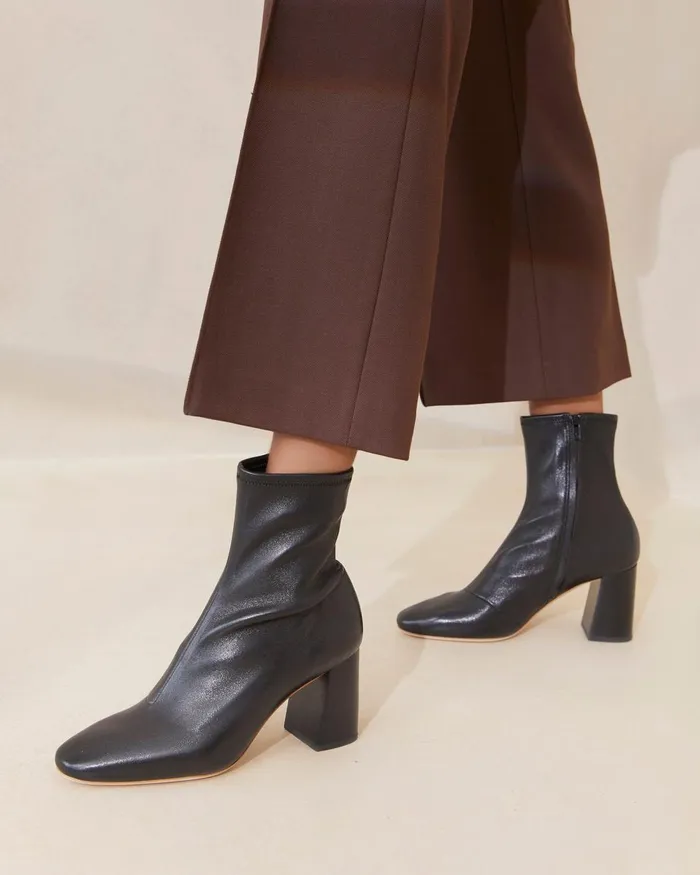 Women Boots Loeffler Randall Elise Black Stretch Bootie L Ankle Boots L Footwear Women Boots Loeffler Randall Elise Black Stretch Bootie L Ankle Boots L Footwear
