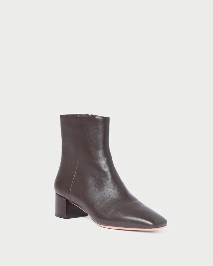 Women Boots Loeffler Randall Ginny Dark Brown Leather Ankle Boot Women Boots Loeffler Randall Ginny Dark Brown Leather Ankle Boot