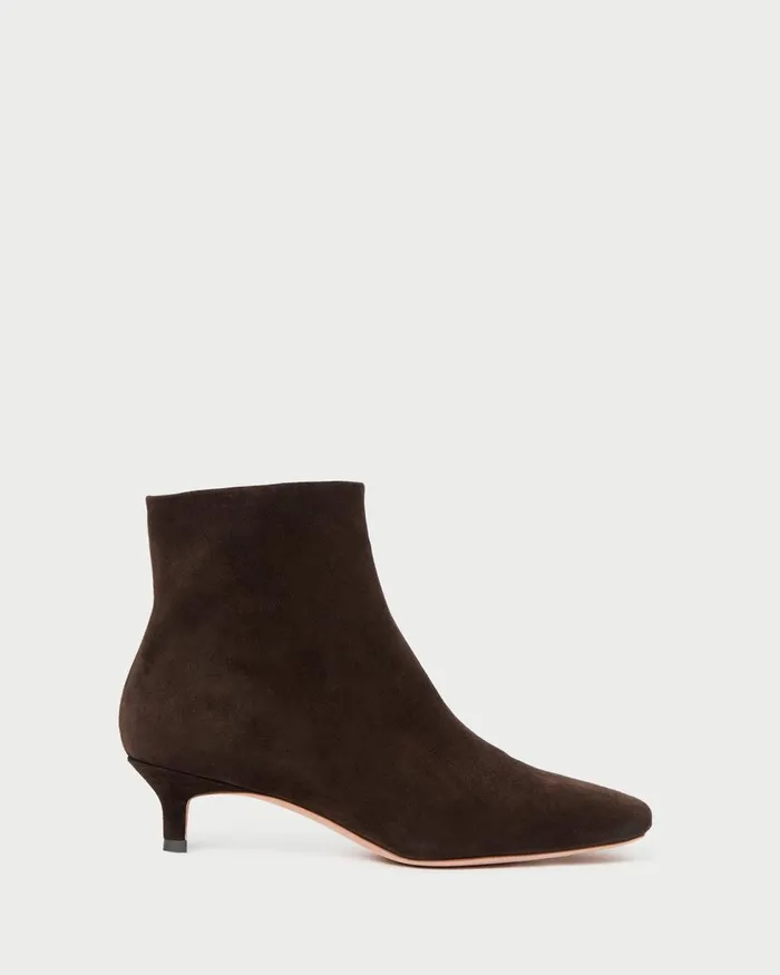 Women Boots Loeffler Randall Marcella Brown Suede Ankle Boot