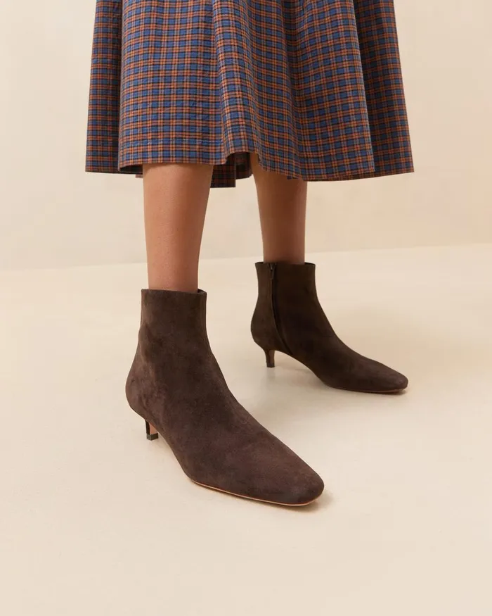 Women Boots Loeffler Randall Marcella Brown Suede Ankle Boot Women Boots Loeffler Randall Marcella Brown Suede Ankle Boot