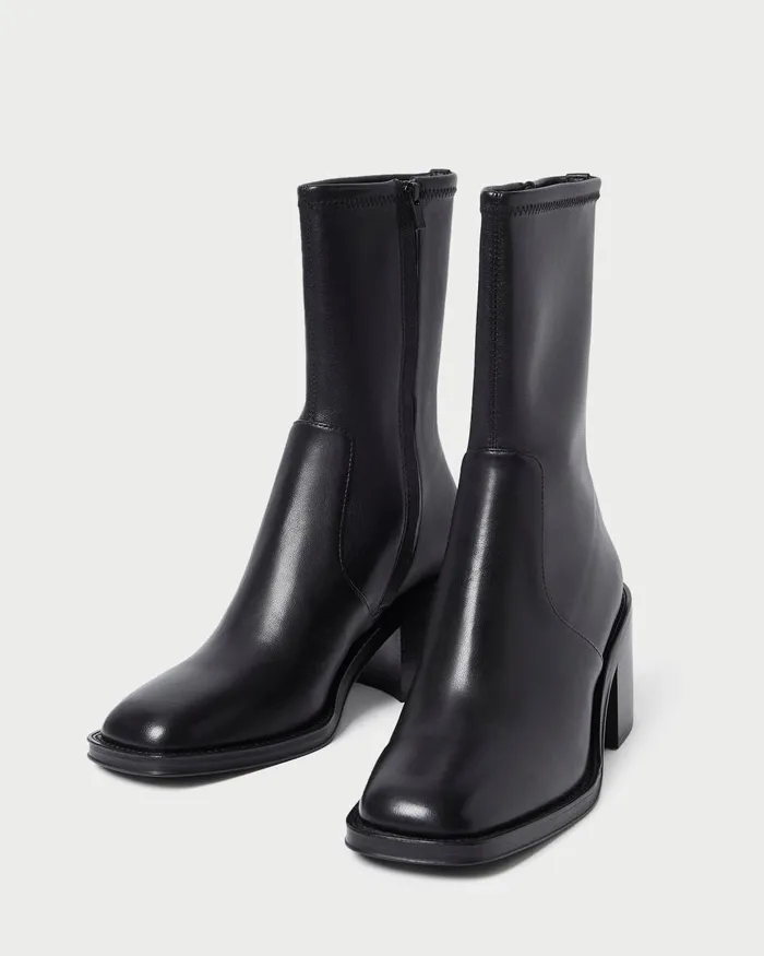 Women Boots Loeffler Randall Nolan Black Stretch Bootie L Ankle Boots L Footwear Women Boots Loeffler Randall Nolan Black Stretch Bootie L Ankle Boots L Footwear