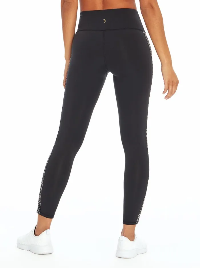 Women Bottoms Jessica Simpson Piper Legging In Meteorite Black And Meteorite Torn Animal