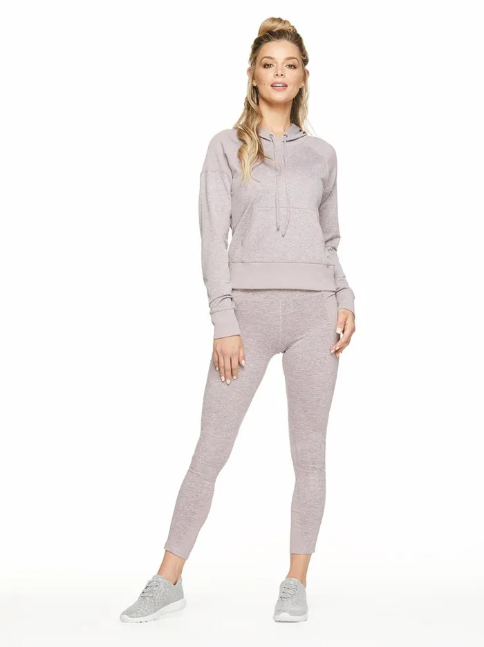 Women Bottoms Jessica Simpson Stealth Legging In Heather Black Plum Heather Black Plum