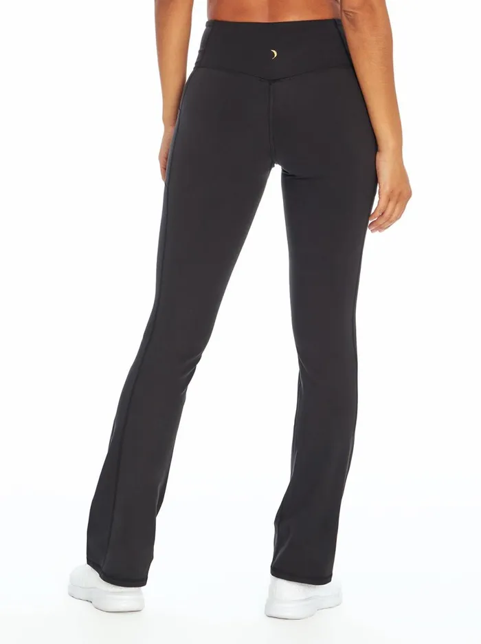 Women Bottoms Jessica Simpson Tummy Control Flared Yoga Pant In Meteorite Meteorite