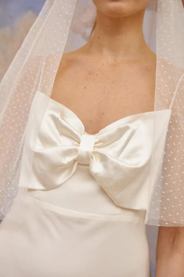 Women Bridal Party RIXO Leanna Satin Back Silk Crepe