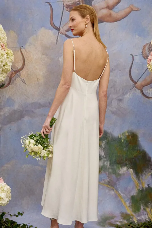 Women Bridal Party RIXO Leanna Satin Back Silk Crepe Women Bridal Party RIXO Leanna Satin Back Silk Crepe